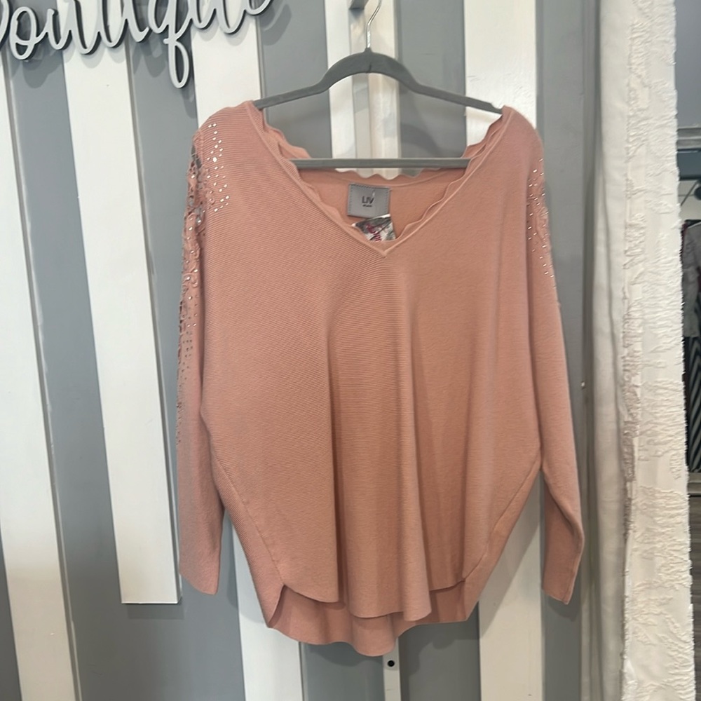 Baby Pink sweater Top